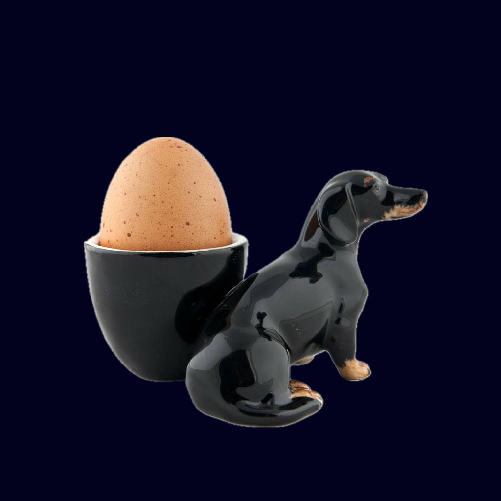 dog ceramic egg holder dachshubnd