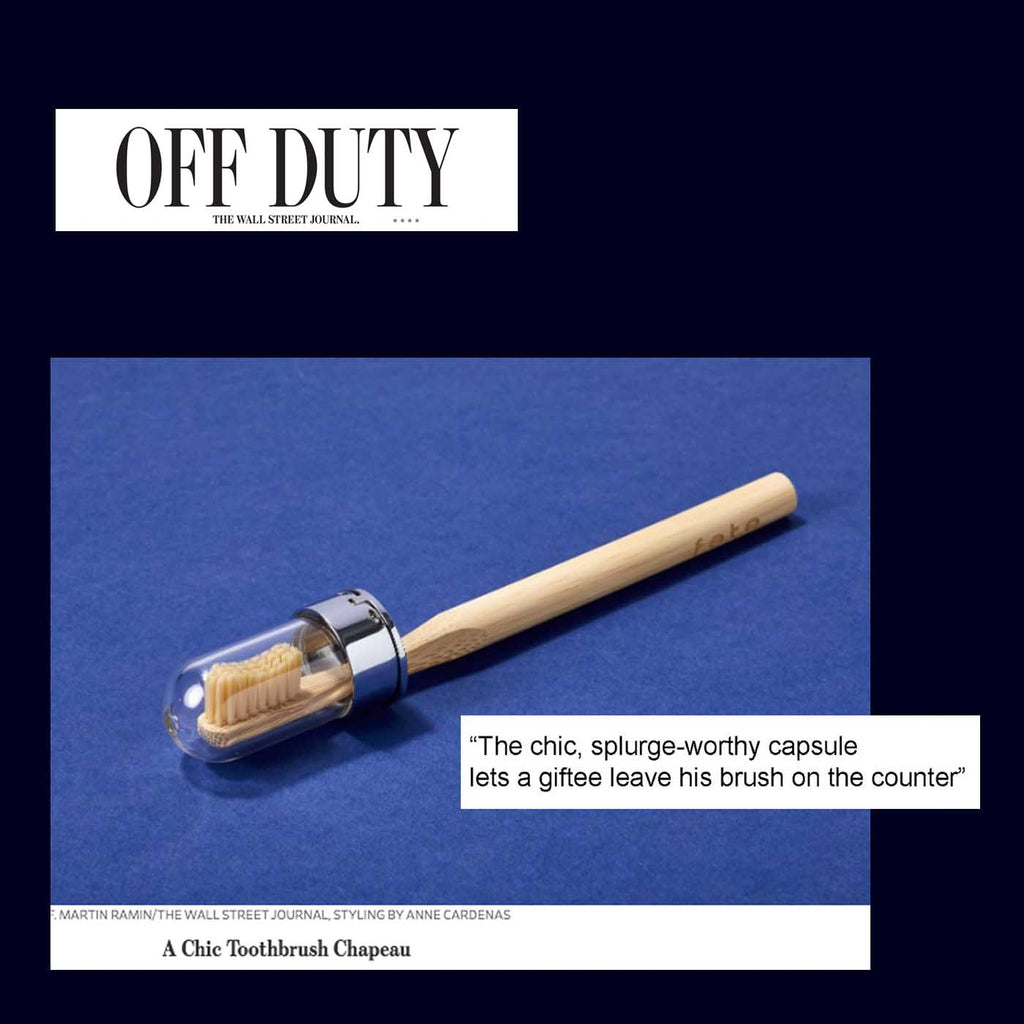 off duty wall street journal gift guide with takamichi beauty room toothbrush protector