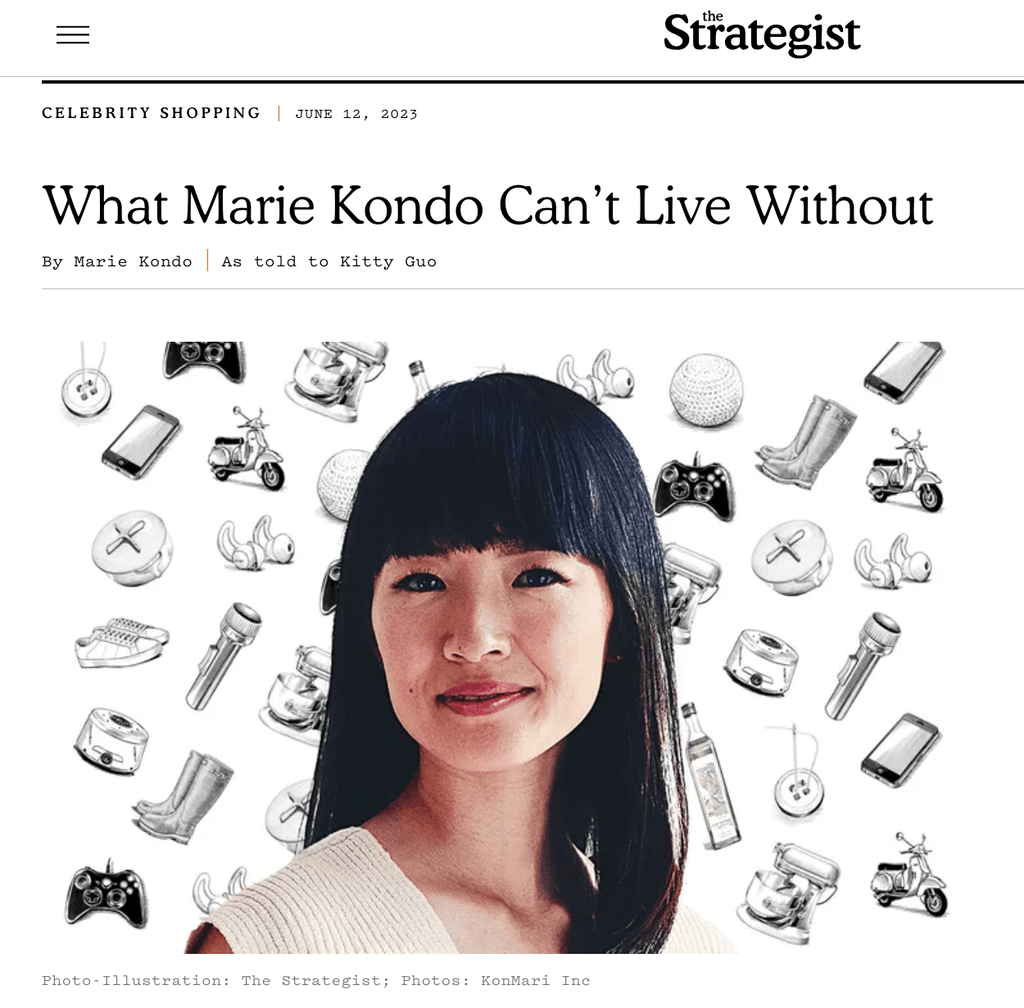 What Marie Kondo Can’t Live Without - Takamichi Beauty Room