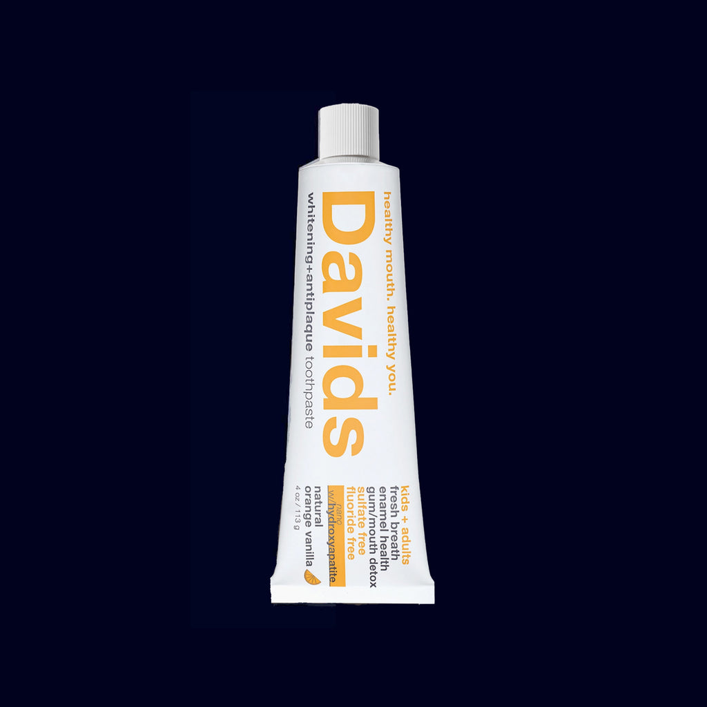 davids toothpaste orange vanilla cream