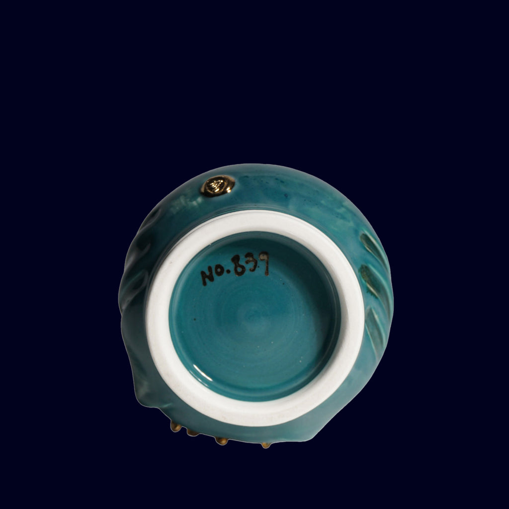 dogabi ceramic oil lamp with gold teeth