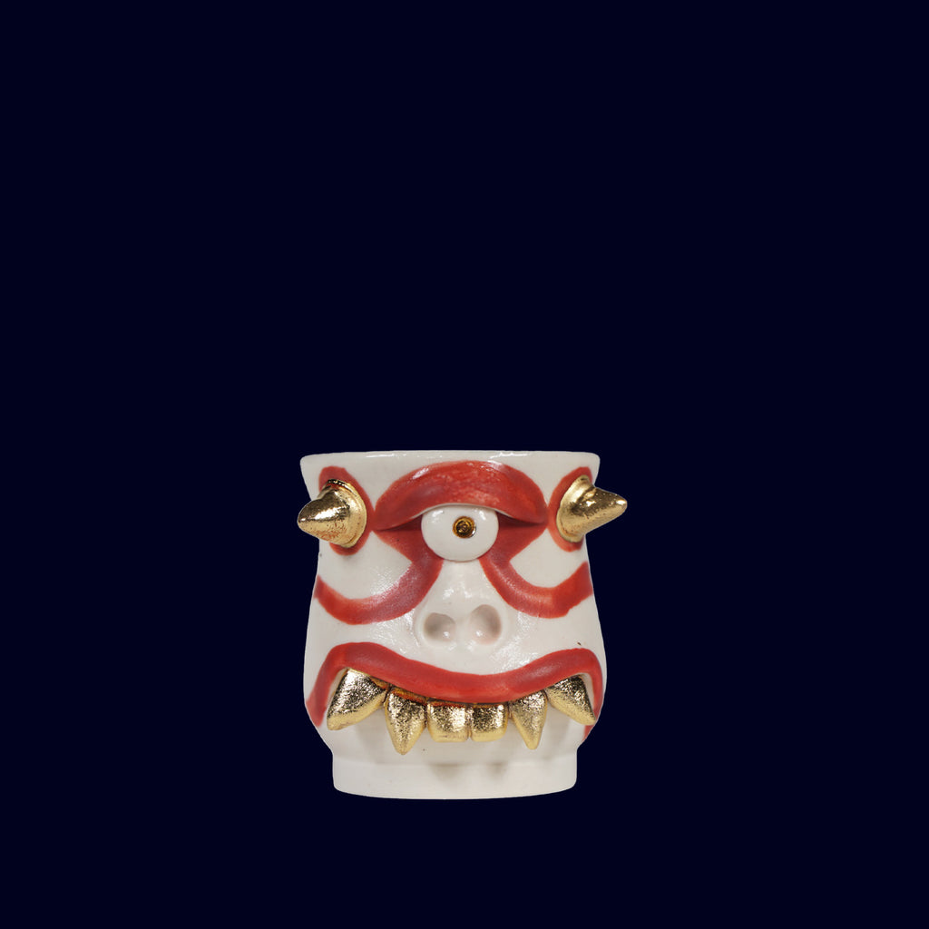 DOGABI CERAMIC SHOT CUP GOLD TEETH