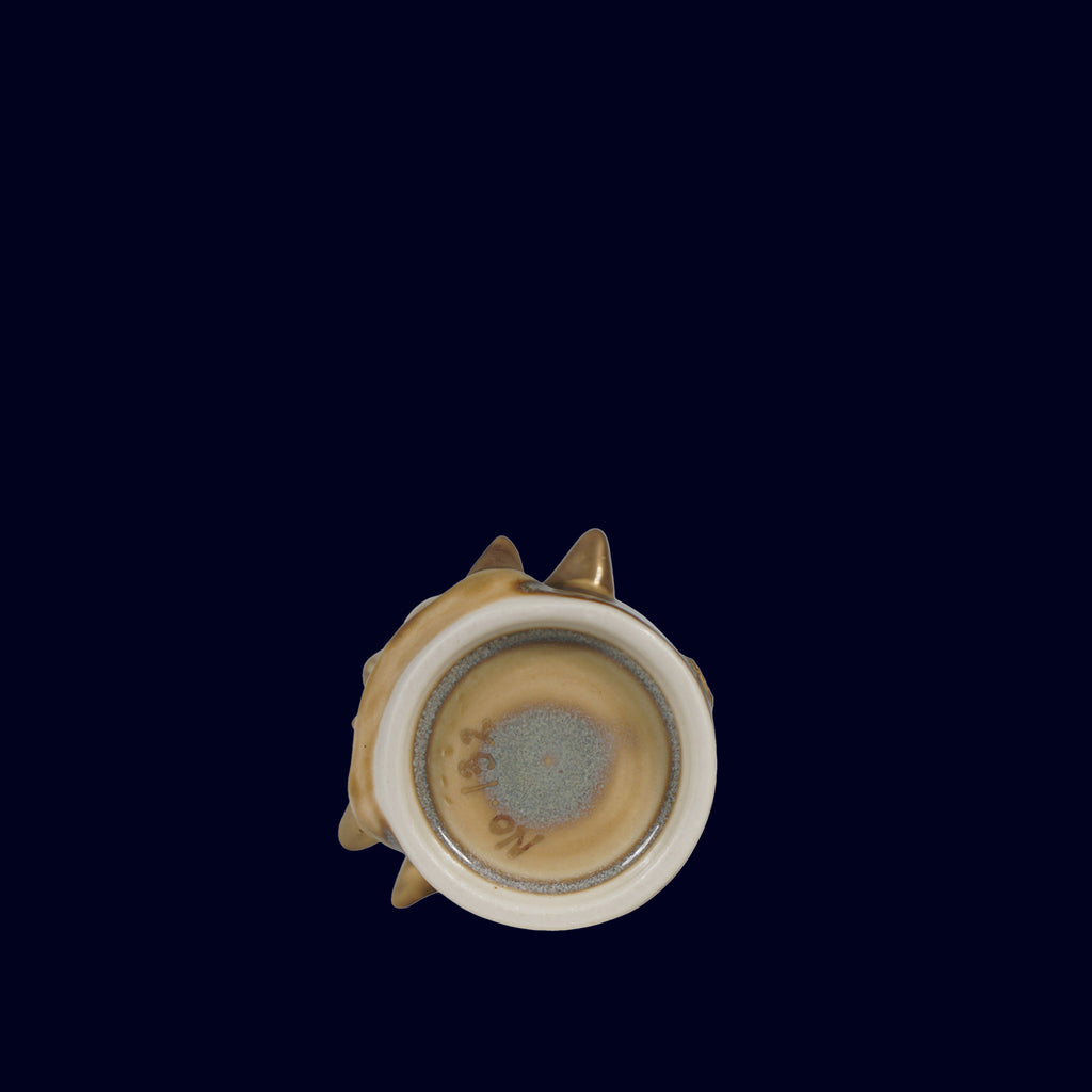 CERAMIC espresso cup with teeth and horns dogabi