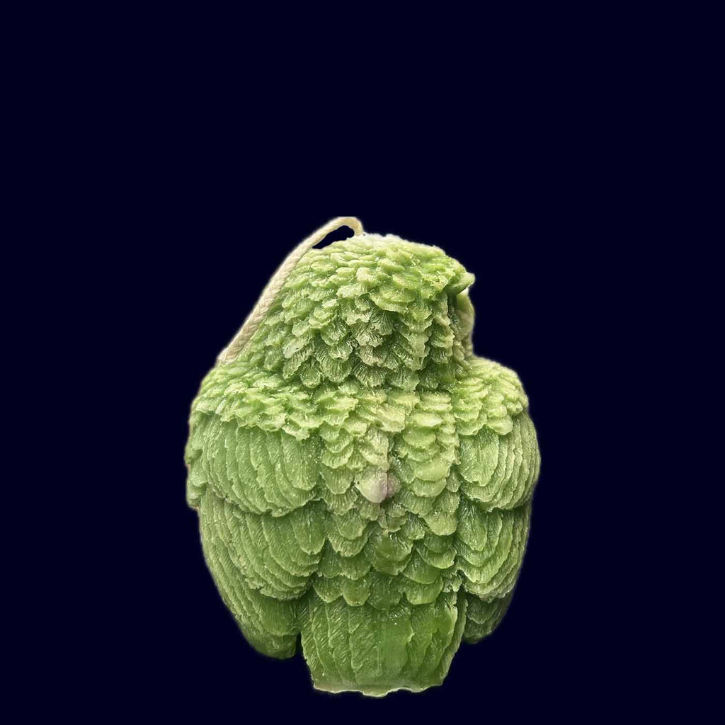 Little Owl Beeswax Candle Green - Takamichi Beauty Room