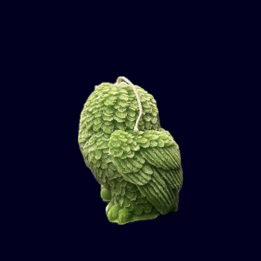 Little Owl Beeswax Candle Green - Takamichi Beauty Room