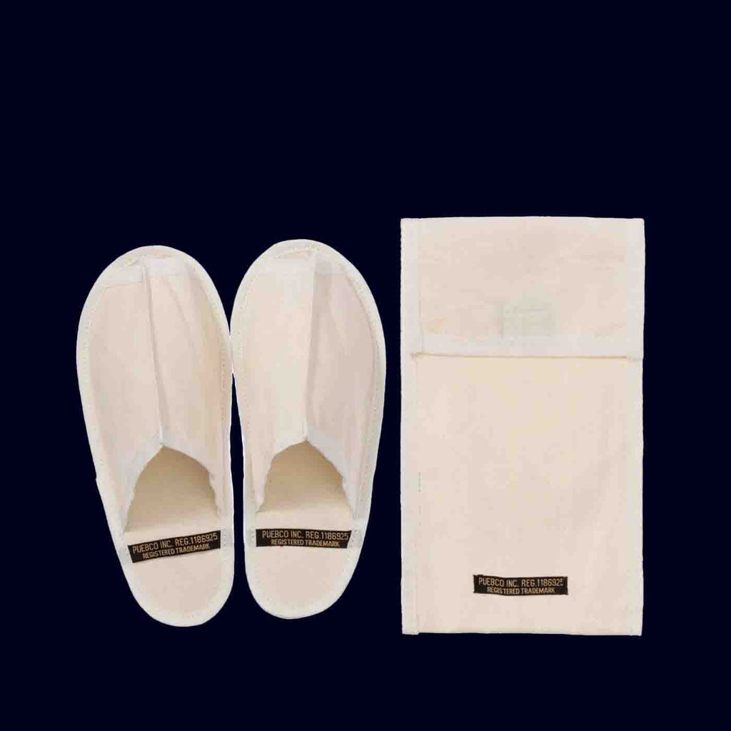 Waxed Canvas Portable Slipper - Takamichi Beauty Room