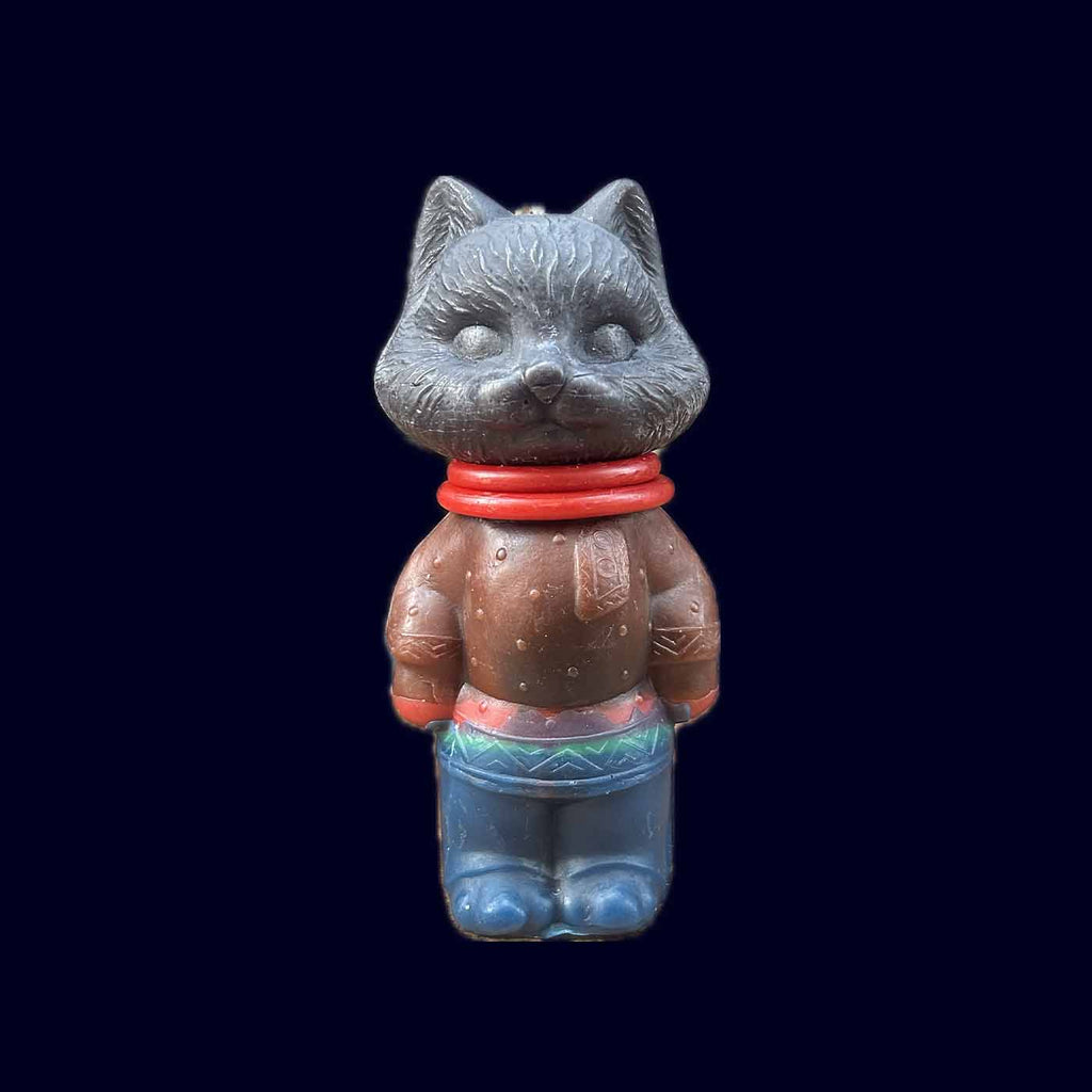 Big Cat Beeswax Candle Grey - Takamichi Beauty Room