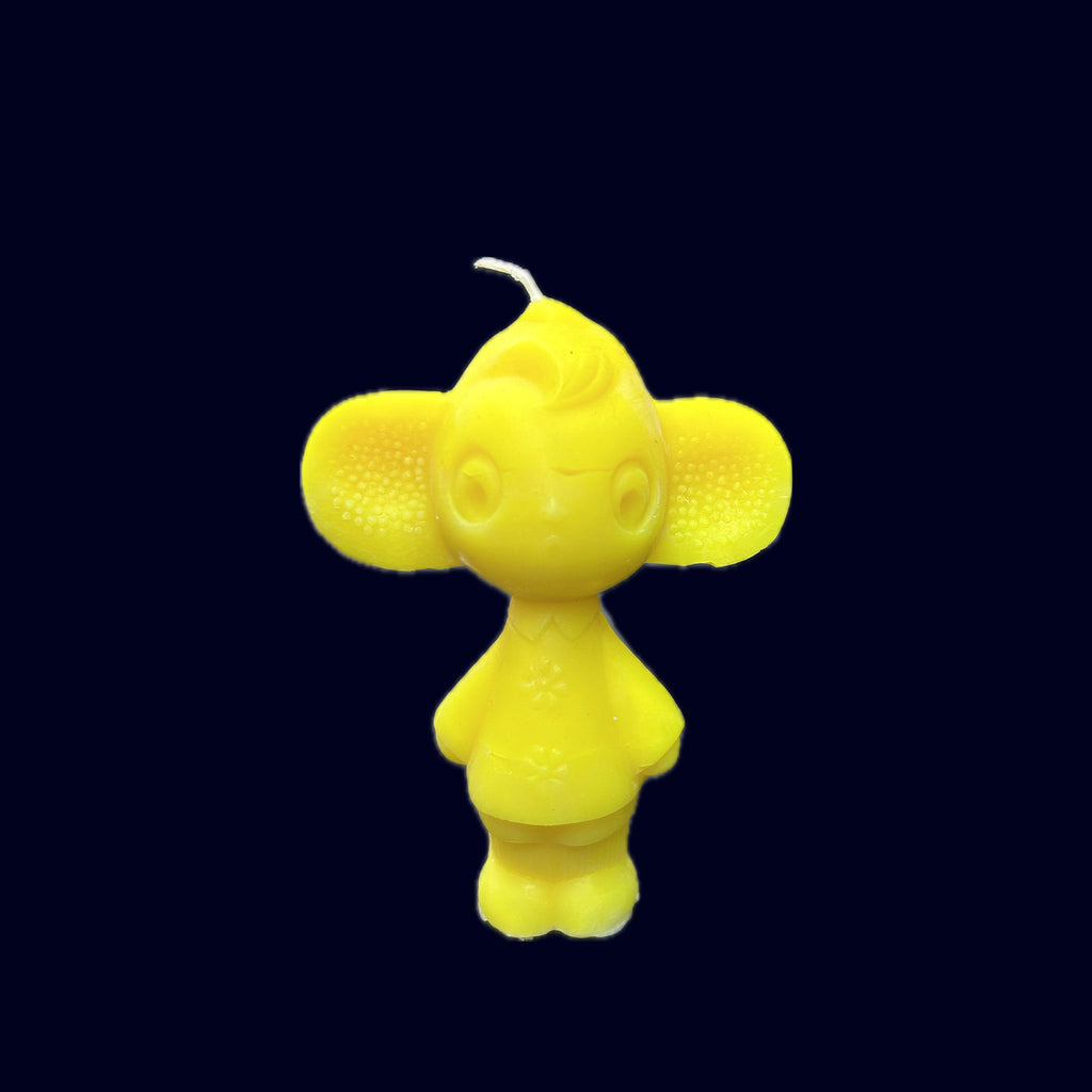 yellow mouse candle