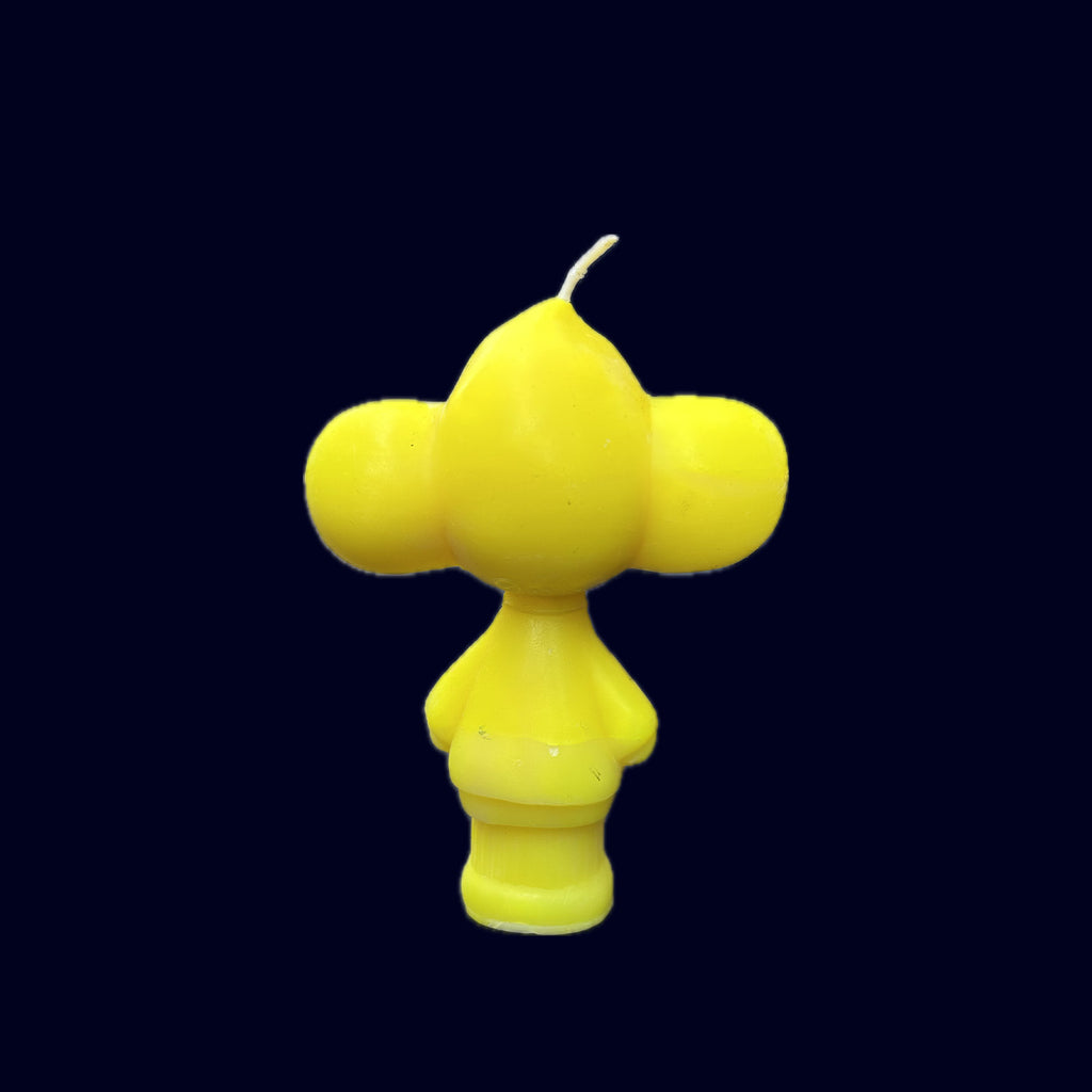 yellow mouse candle