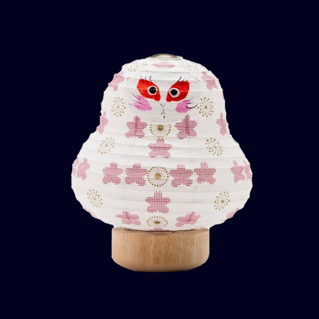 japanese paper lantern daruma small