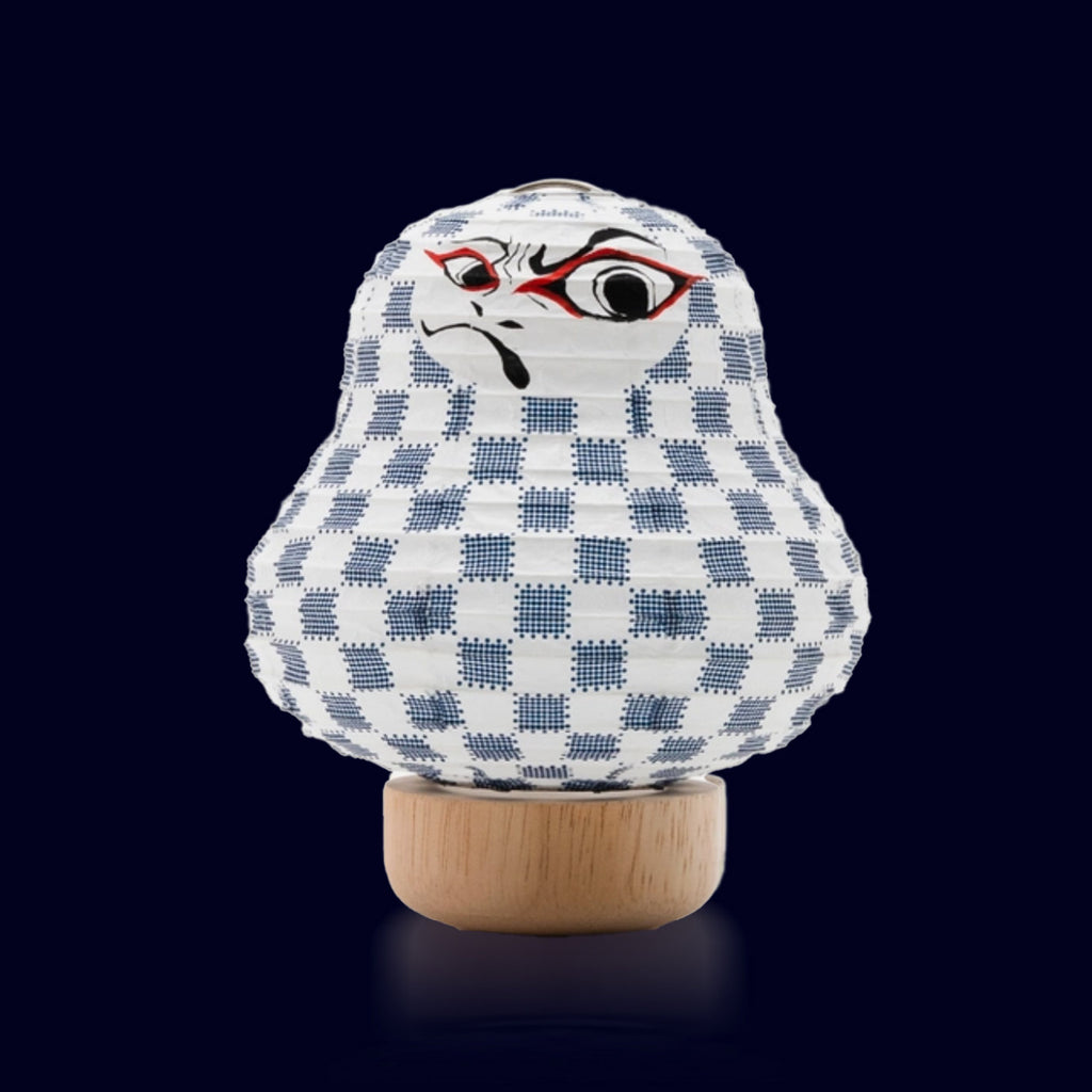 japanese paper lantern daruma small