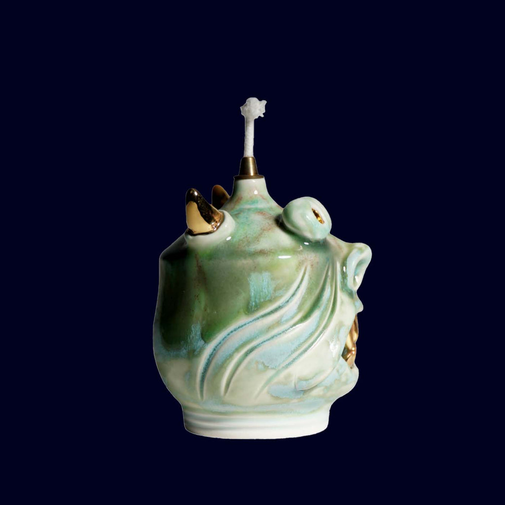 Ceramic Oil Lamp No 833 - Takamichi Beauty Room