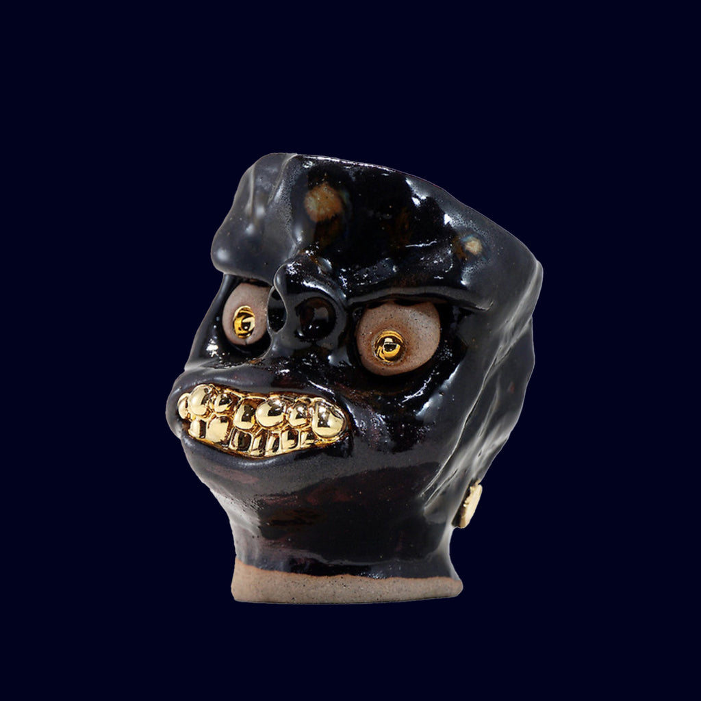 dogabi ceramic gold teeth monster