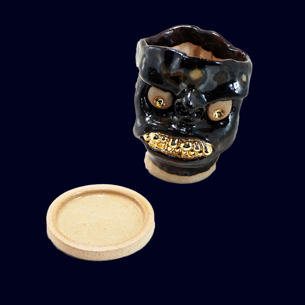 dogabi ceramic gold teeth monster