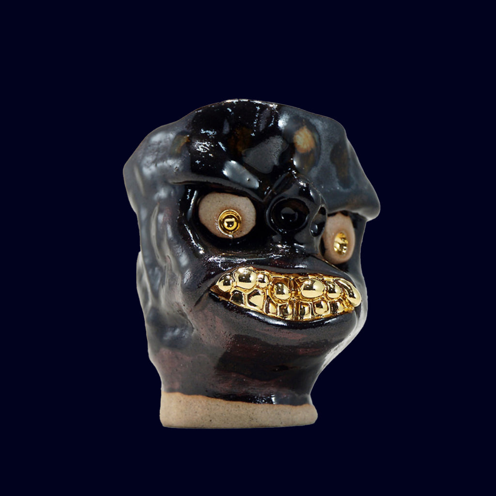 dogabi ceramic gold teeth monster