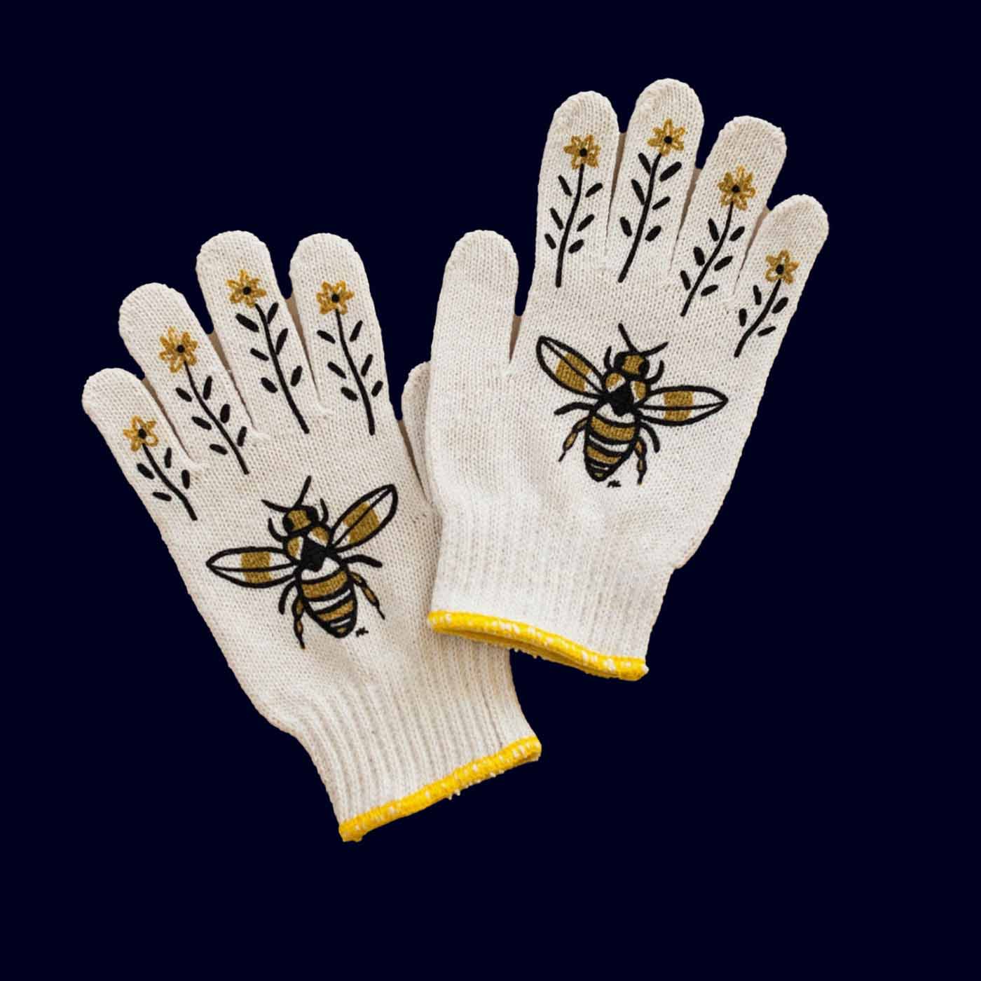 hand gloves for gardening Bee Gardening Gloves