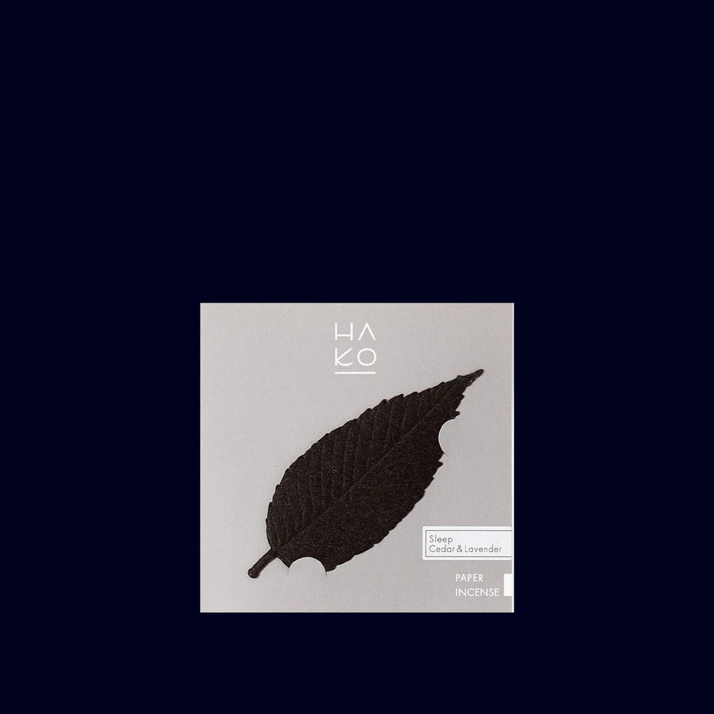 Paper Incense Leaf Black - Takamichi Beauty Room