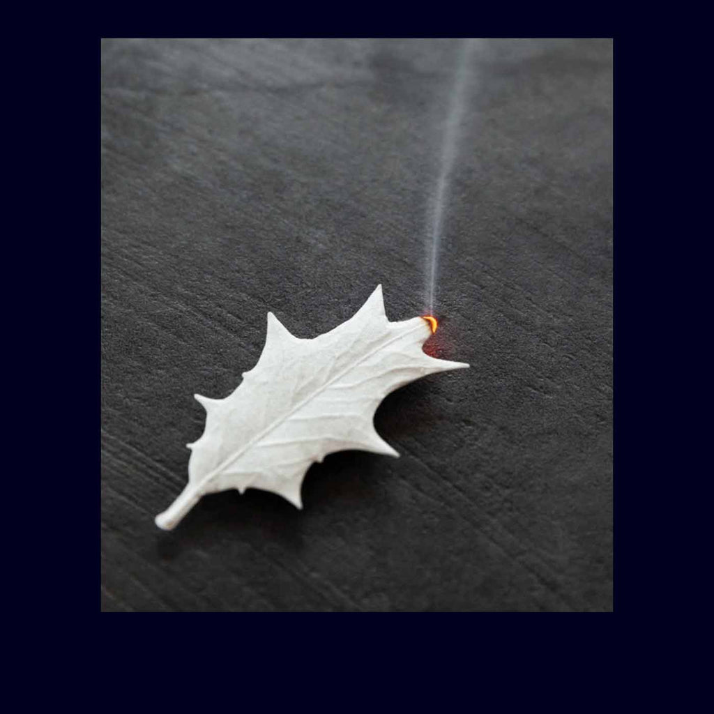 Paper Incense Leaf White - Takamichi Beauty Room