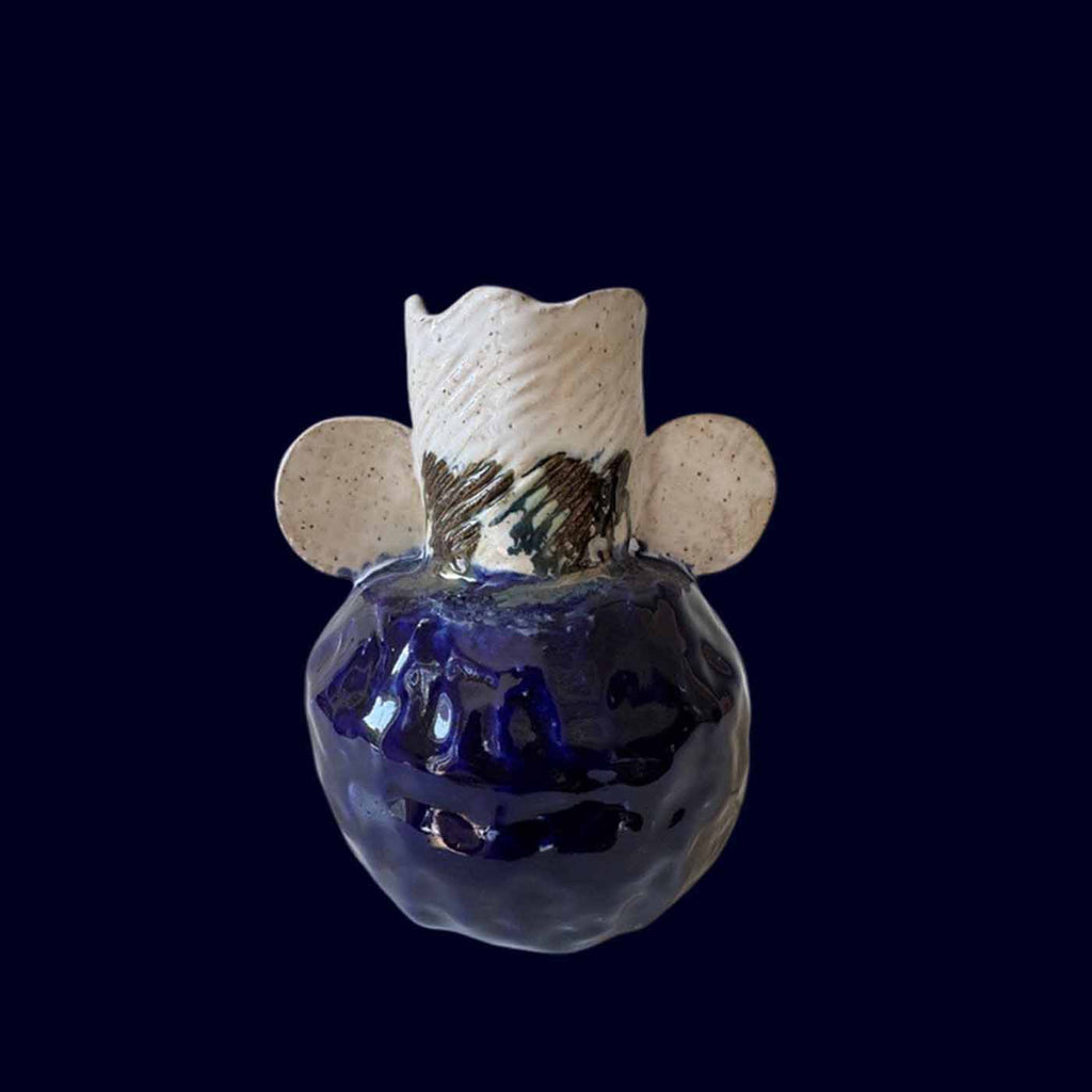 handmadeceramicvasemidnightblu
