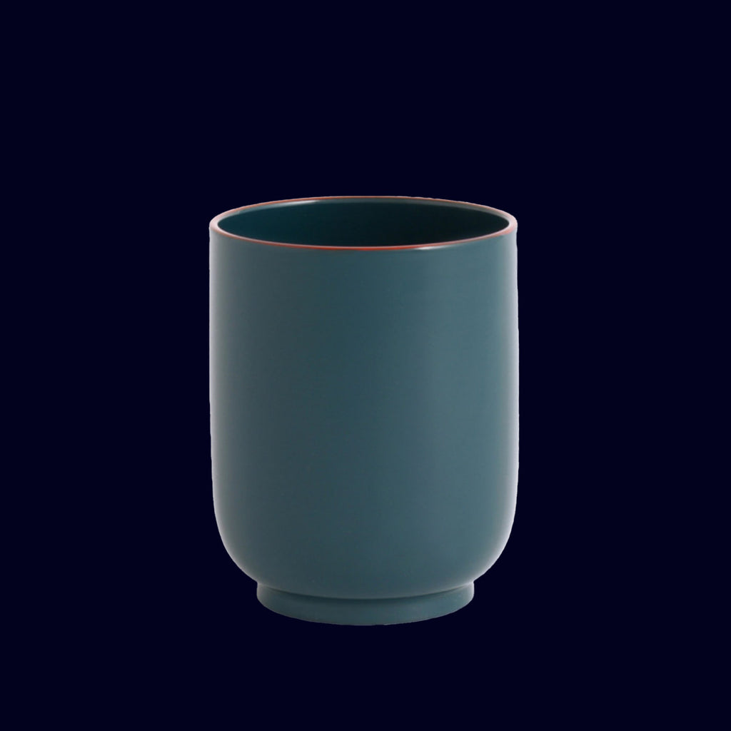 JAPANESE LACQUER CUP BLUE