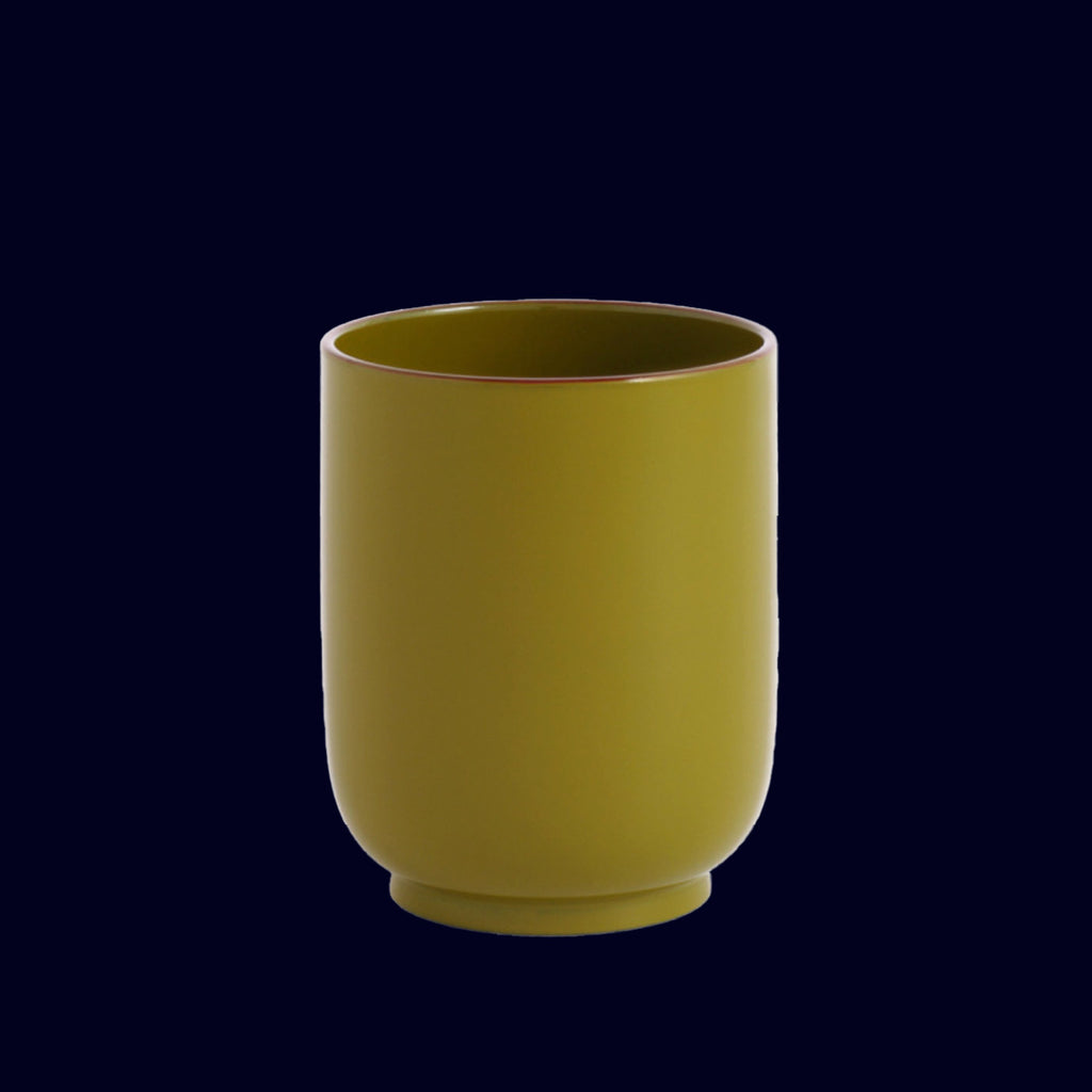 JAPANESE LACQUER CUP MOSS GREEN