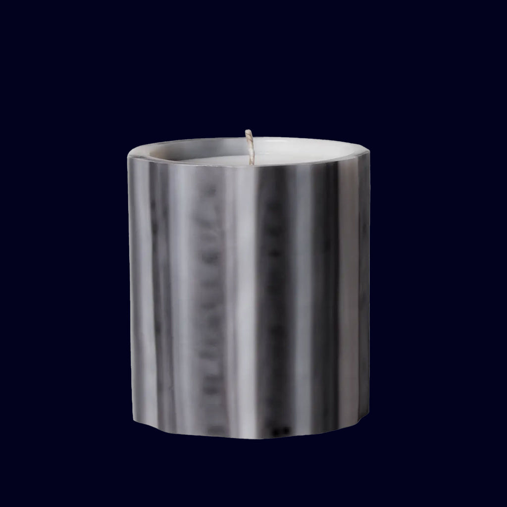 le feu de l'eau scented candle musk wax vessel