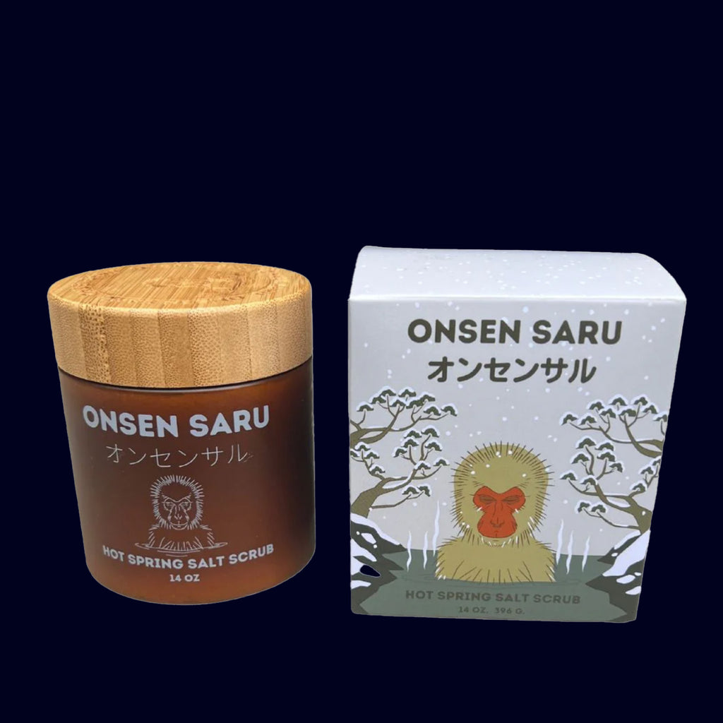 onsen saru hot spring salt scrub