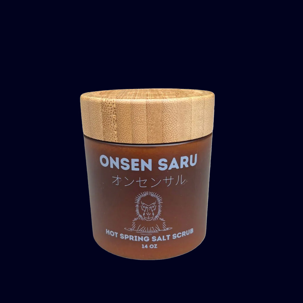 onsen saru hot spring salt scrub