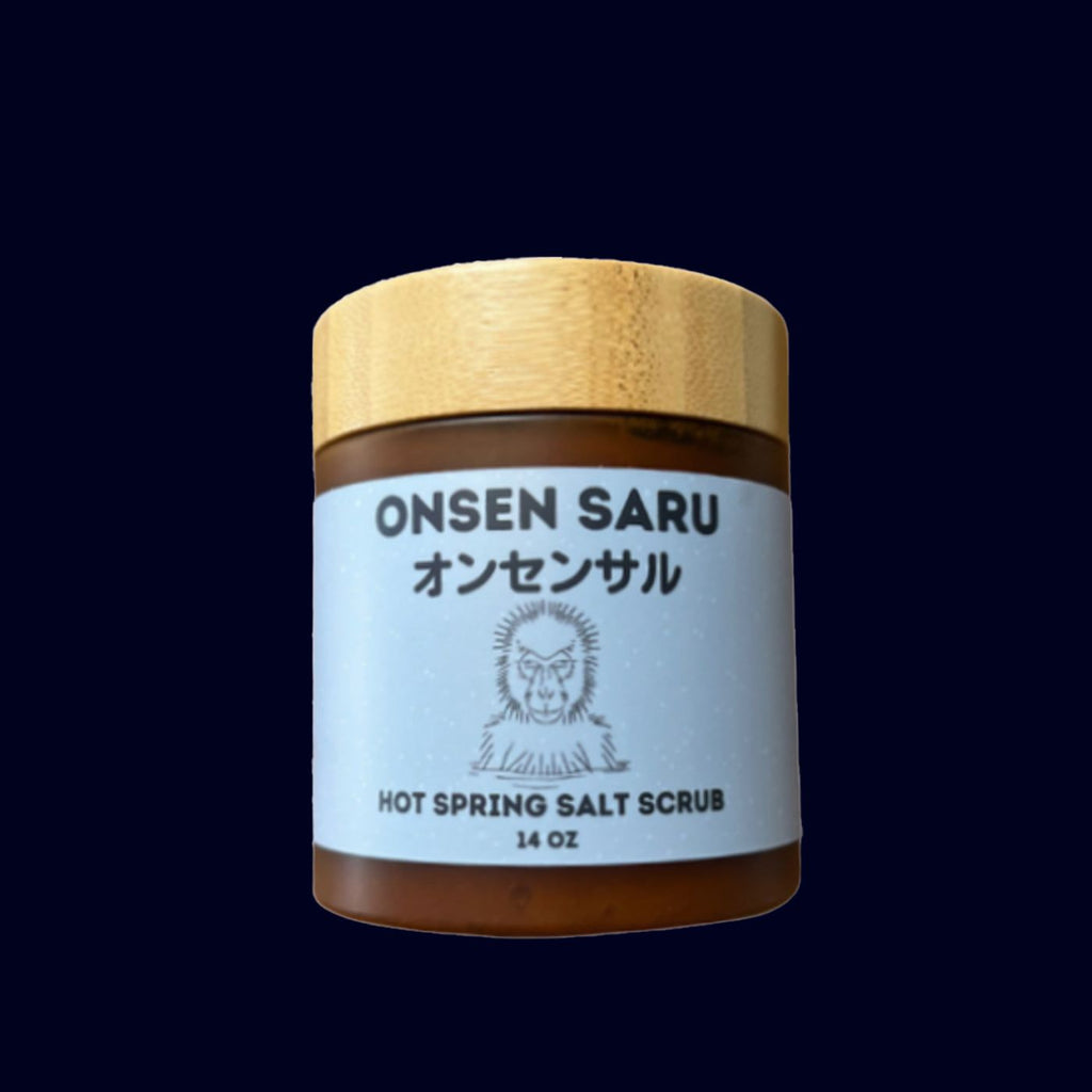 onsen saru hot spring salt scrub