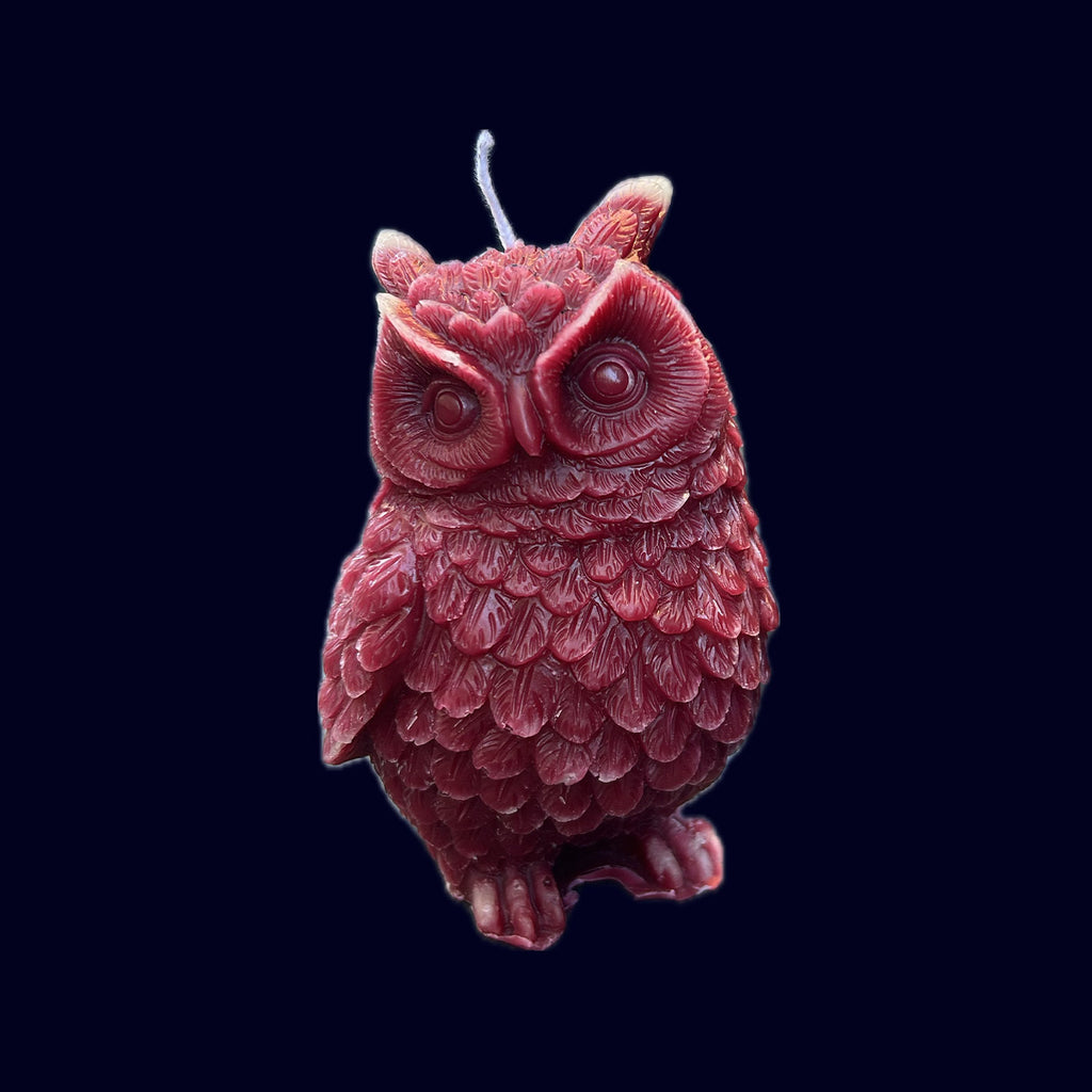 owl shape candle 