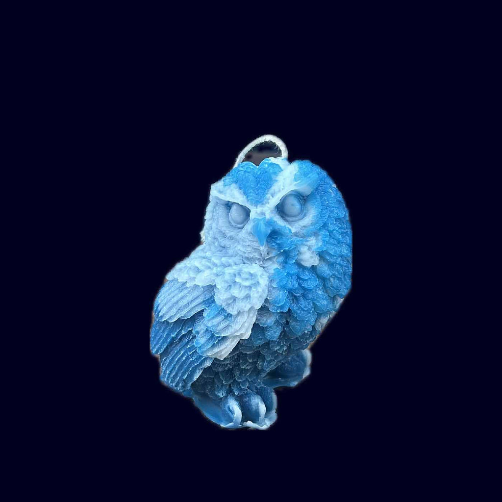 Little Owl Beeswax Candle Sly Blue - Takamichi Beauty Room