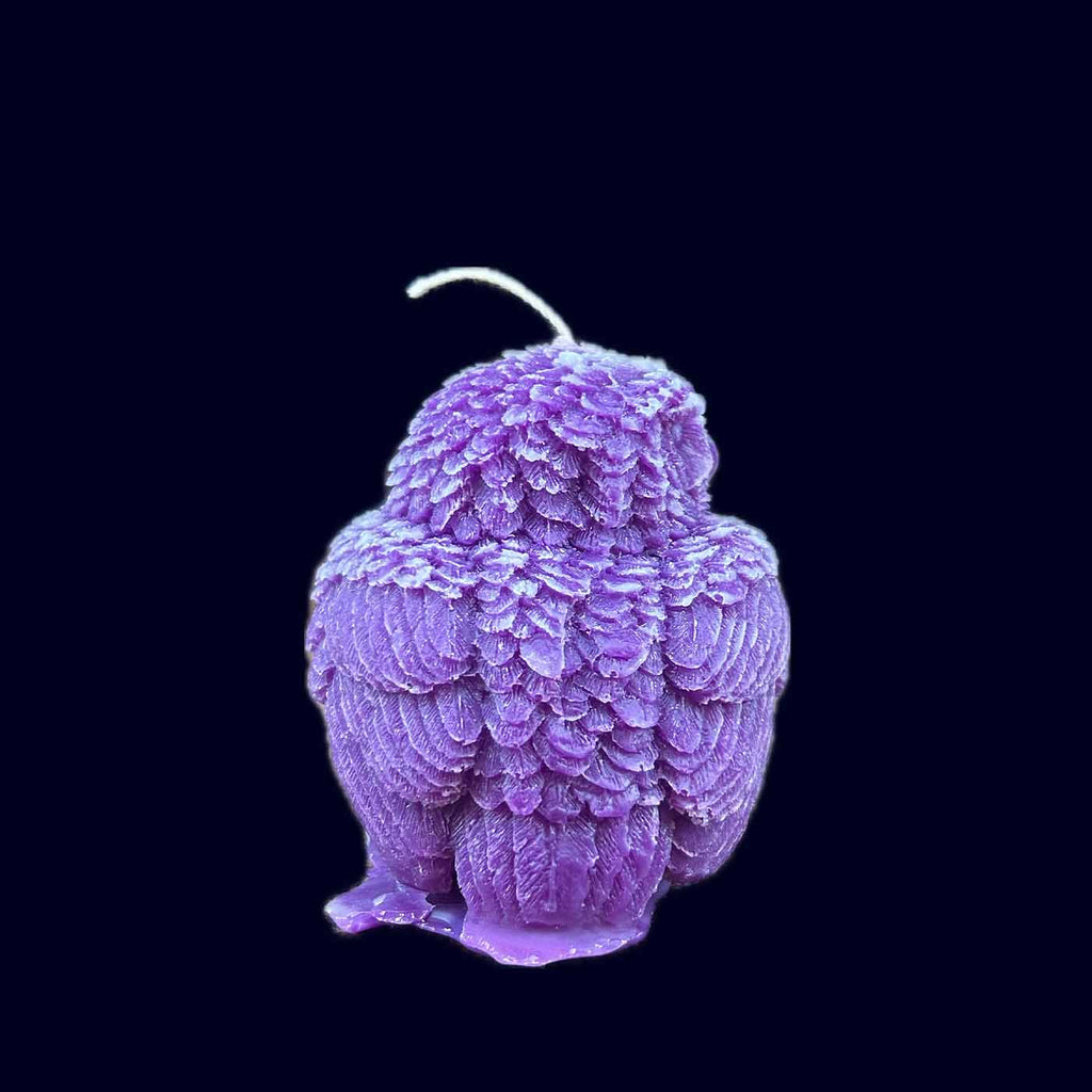 Little Owl Beeswax Candle violet - Takamichi Beauty Room