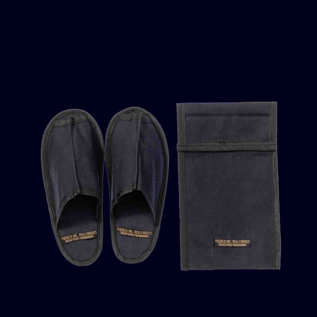 Waxed Canvas Portable Slipper - Takamichi Beauty Room