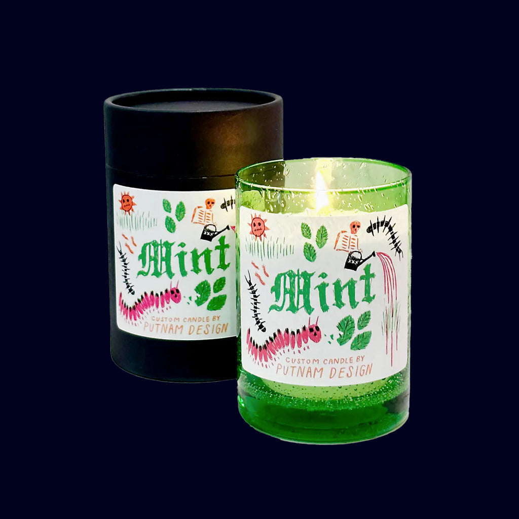 mint candle putnam design