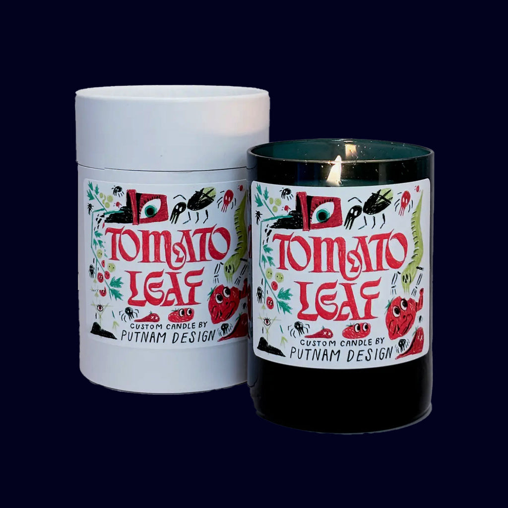 tomato leaf scented candle putnam