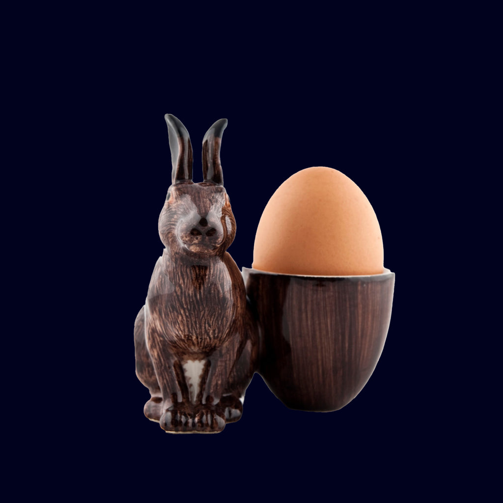 hare ceramic egg holder 