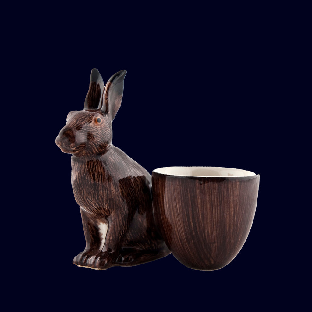 hare ceramic egg holder 