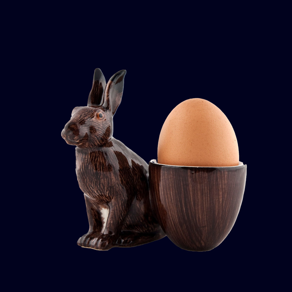 hare ceramic egg holder 