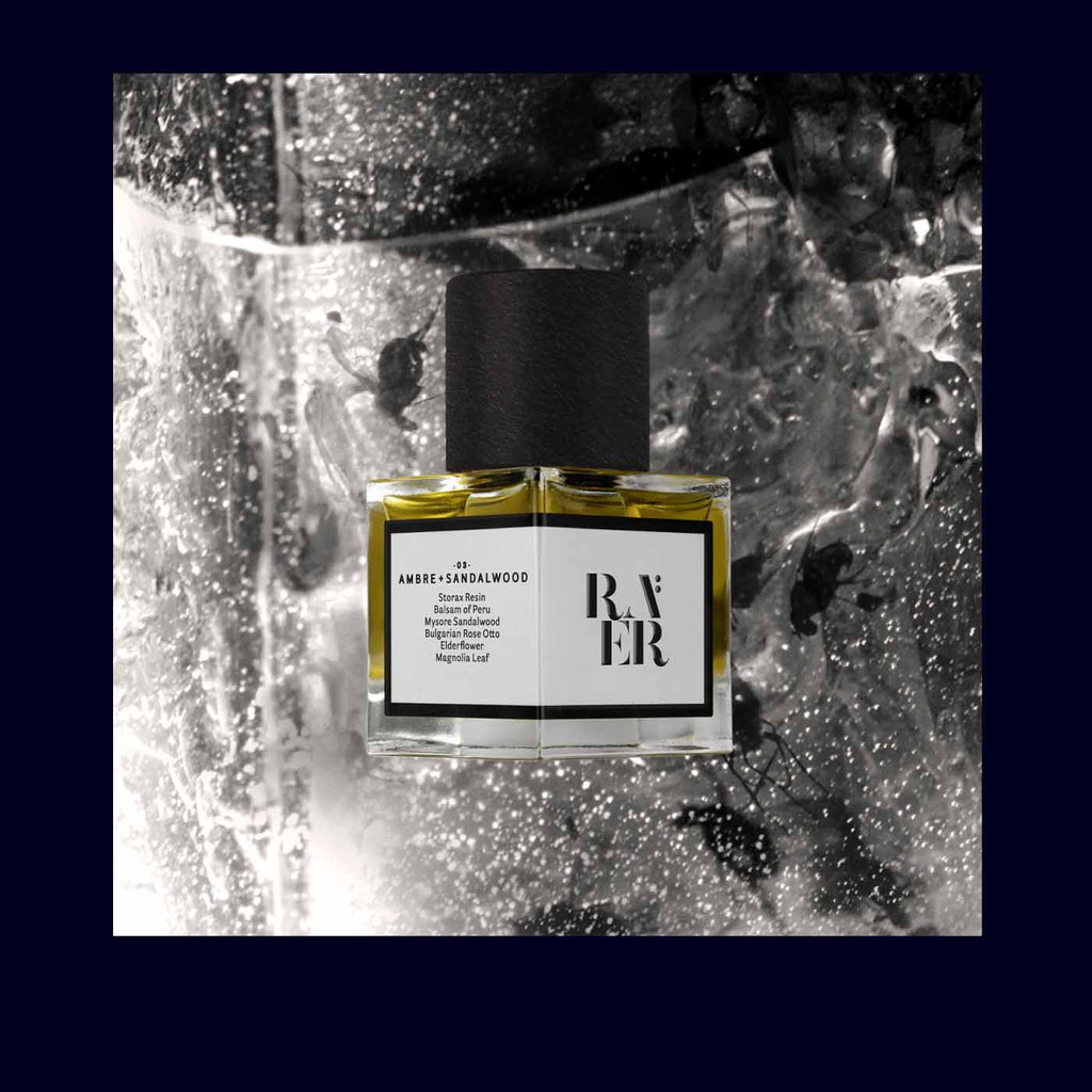 raer perfume ambre and sandalwood 