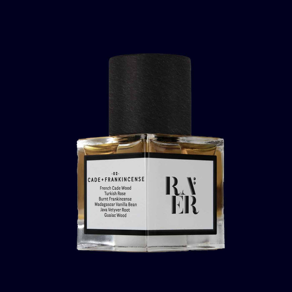 raer perfume square bottle cade Frankicense