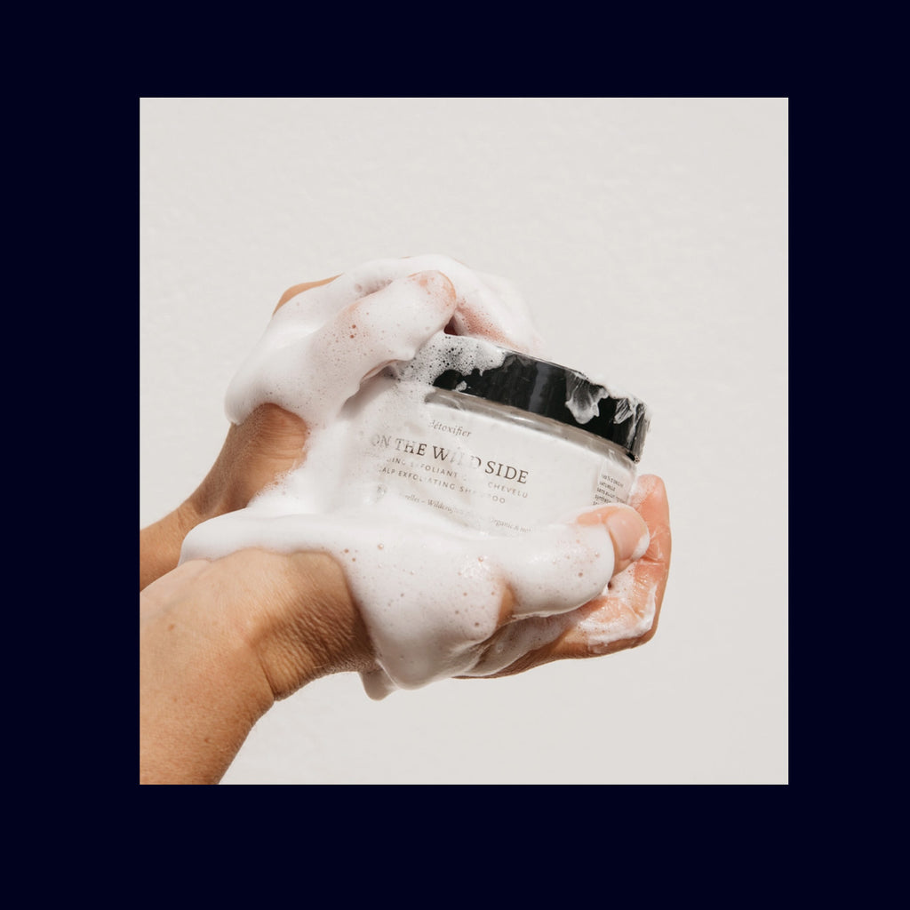 scalp exfoliating shampoo on the wild side
