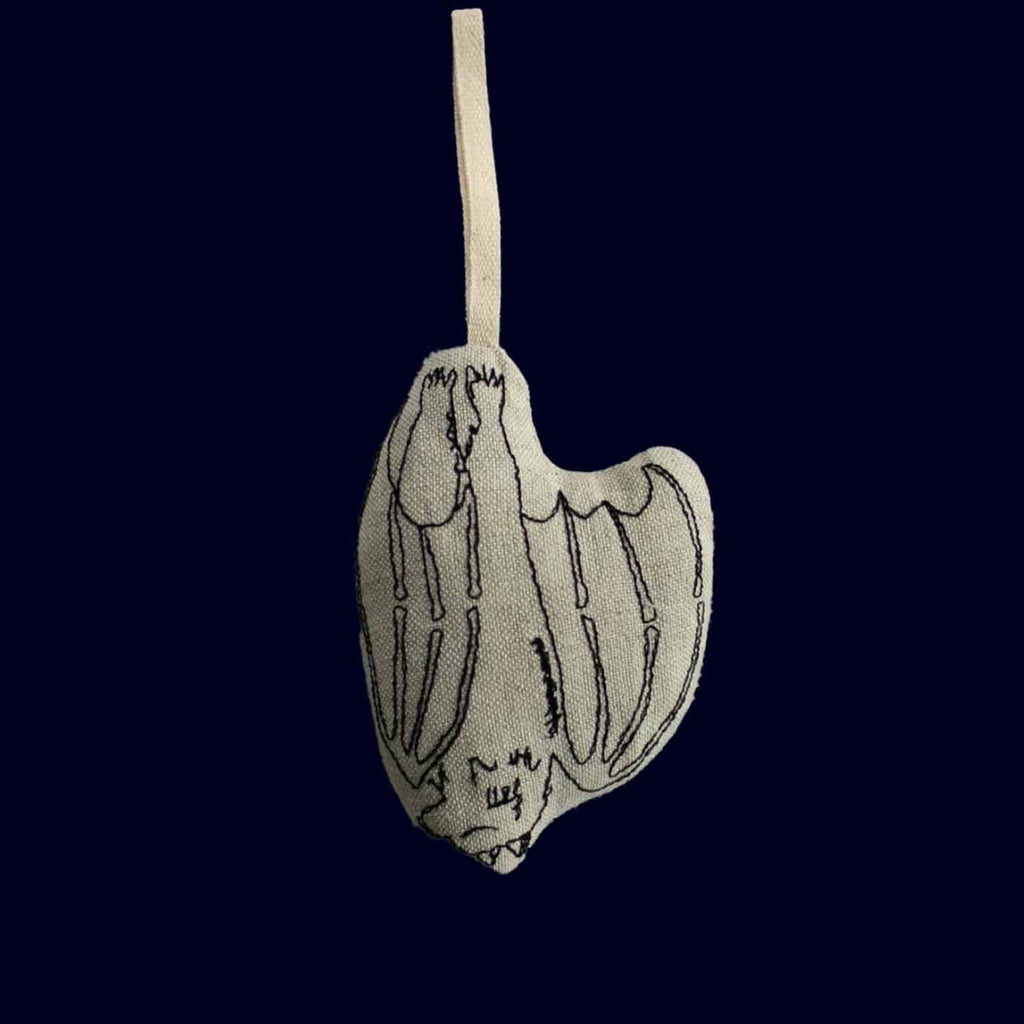 drawer sachet ornament cotton embroidered bat