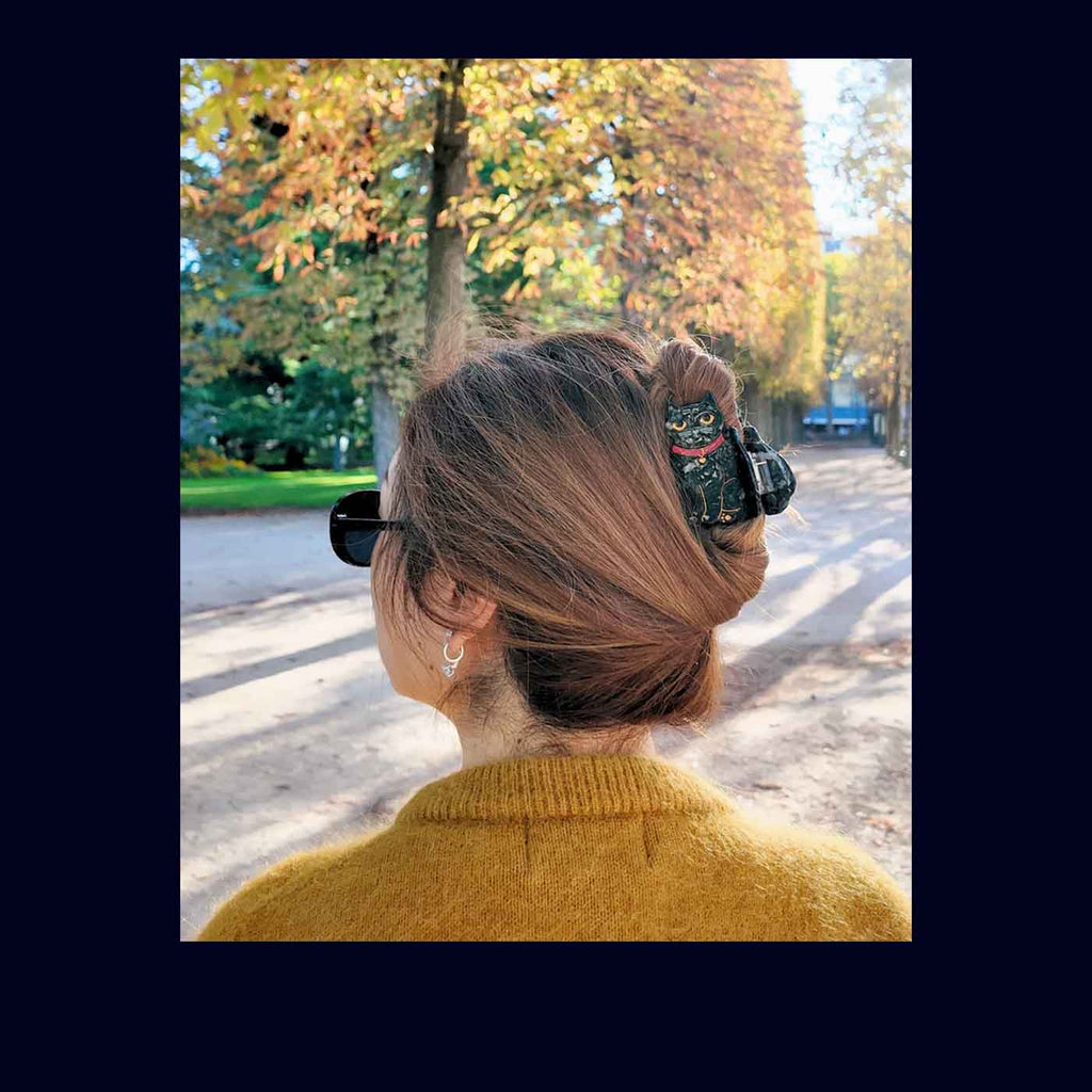 Hand - Painted Kawaii Cat Claw Hair Clip - Takamichi Beauty Room