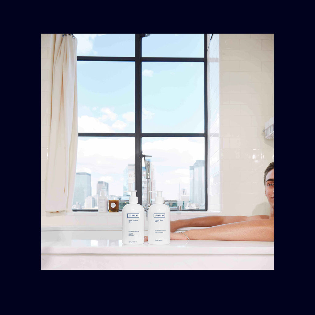 takamichi ichi body lotion and liquid soap