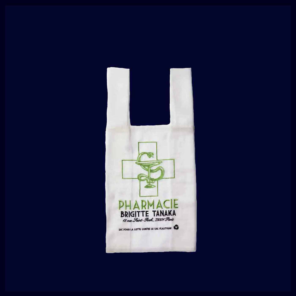 white organza tote bag