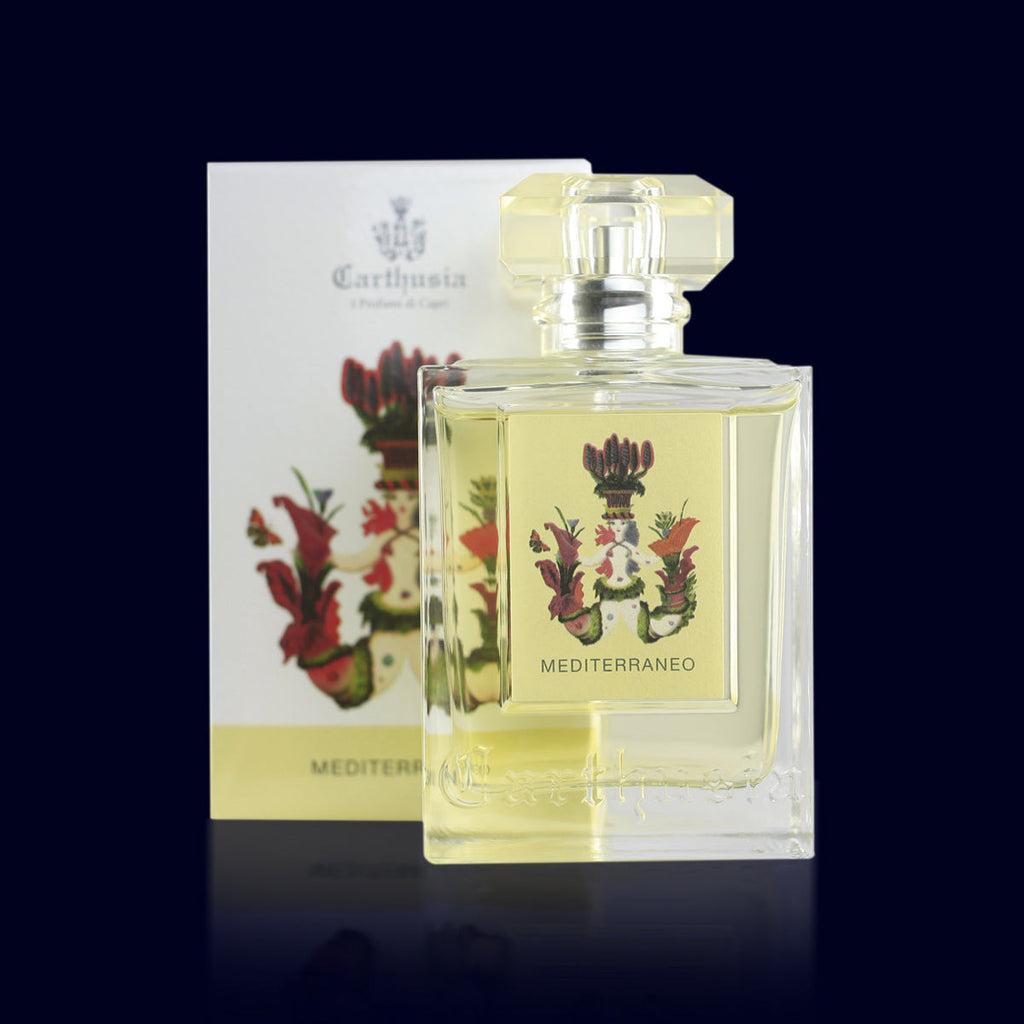 carthusia perfume italian fragrance citrus in glass spray bottle
