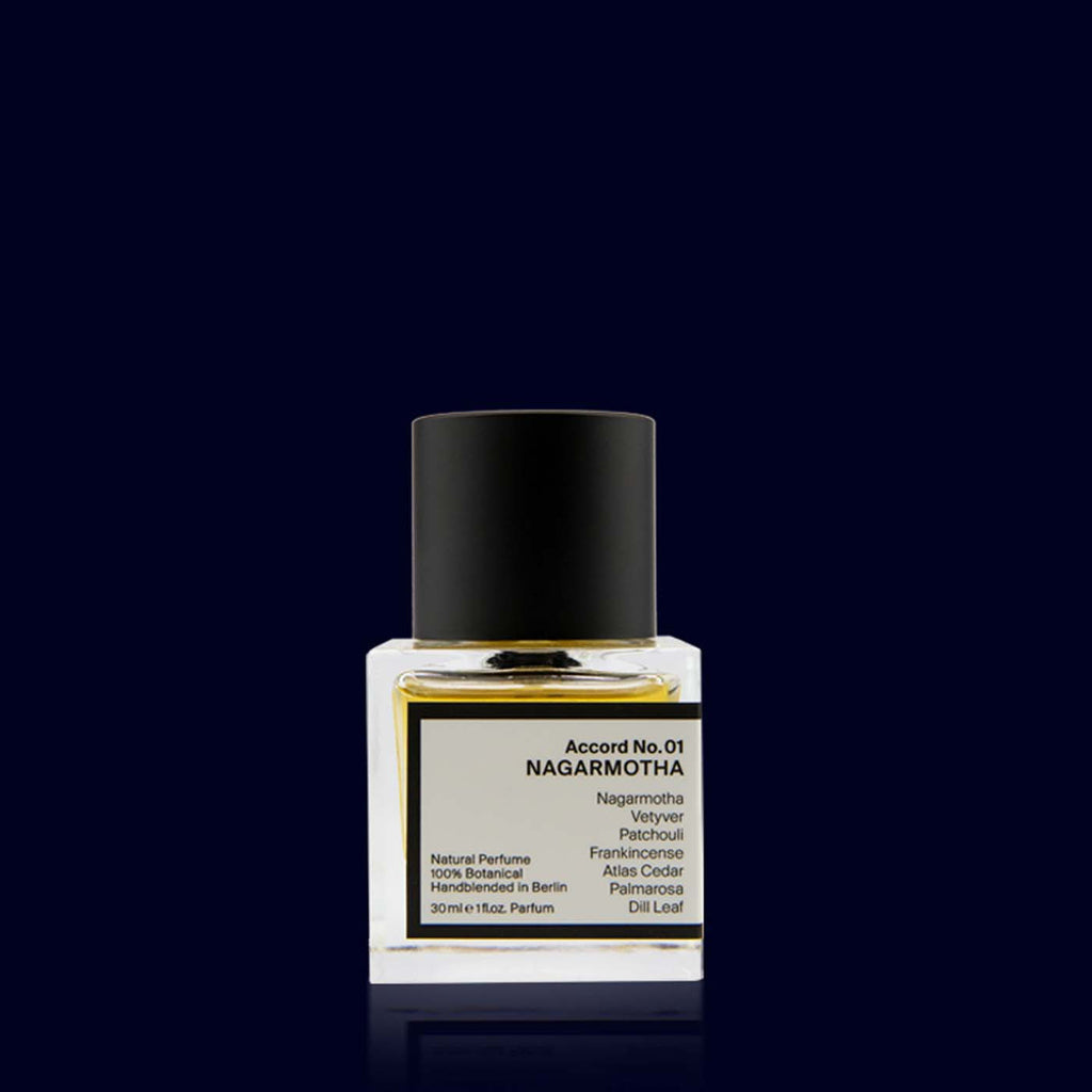 aer scents square bottle of perfume accord 1 nagarmotha