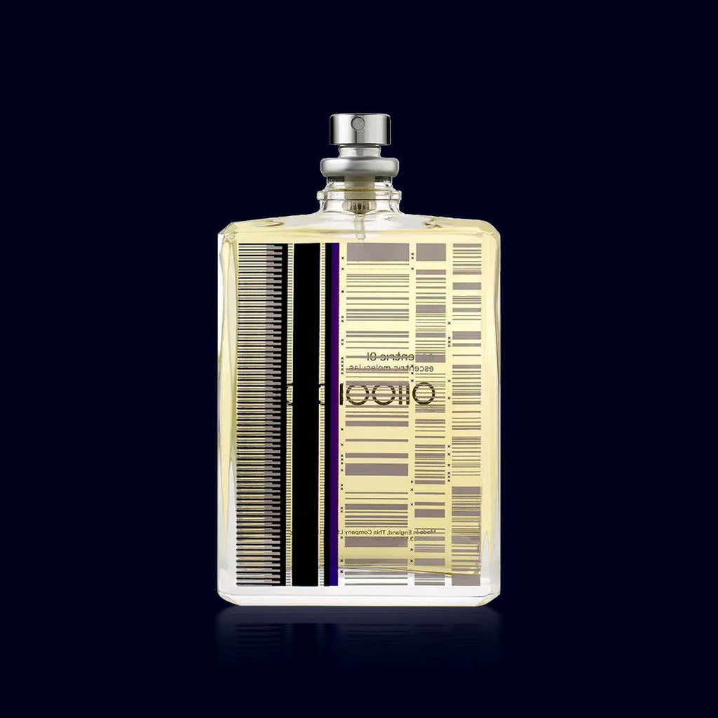 escentic molecule, escentric 01 eau de parfum, in glass bottle 